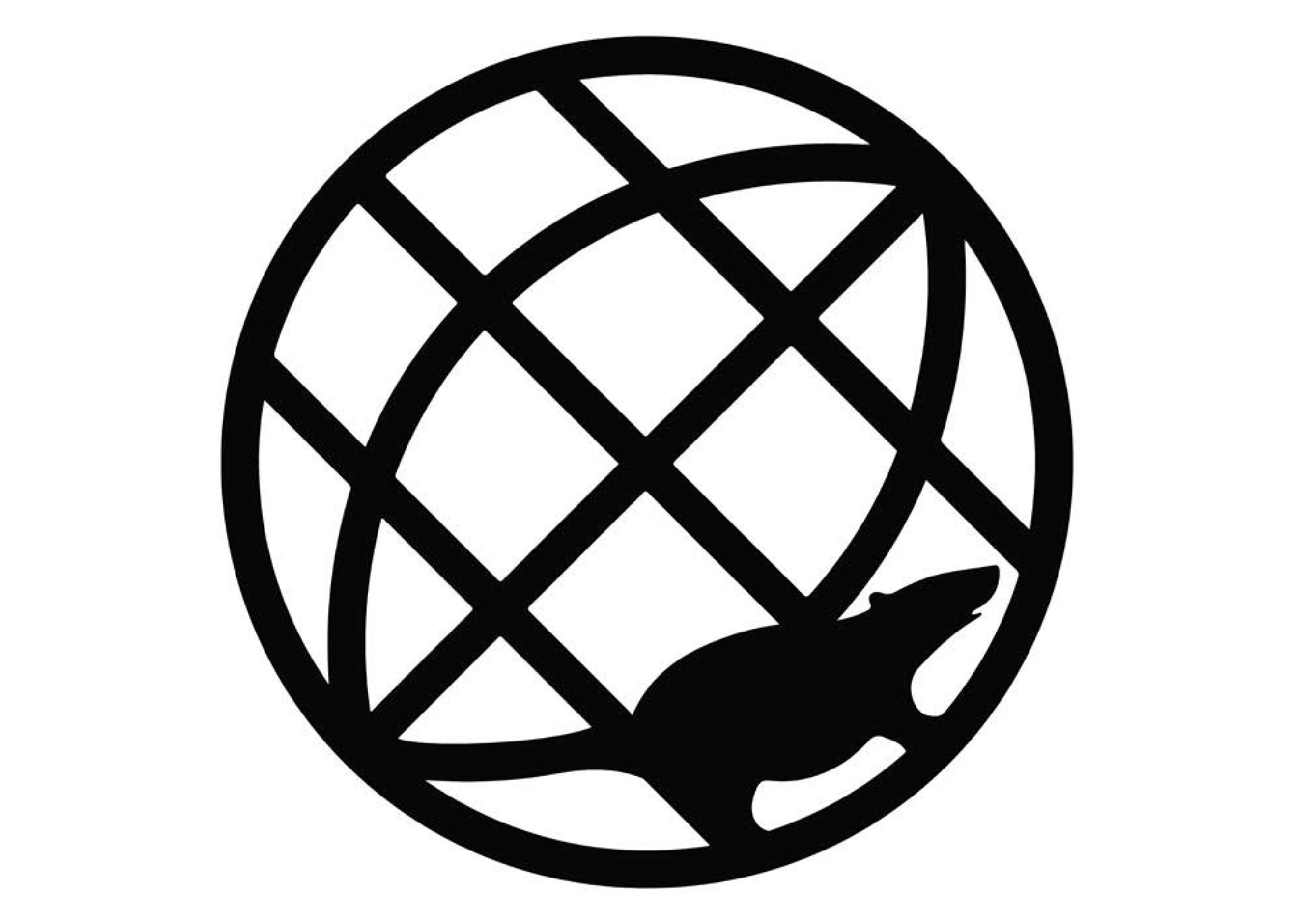 Grafika przedstawiająca szczura w kołowrocie.