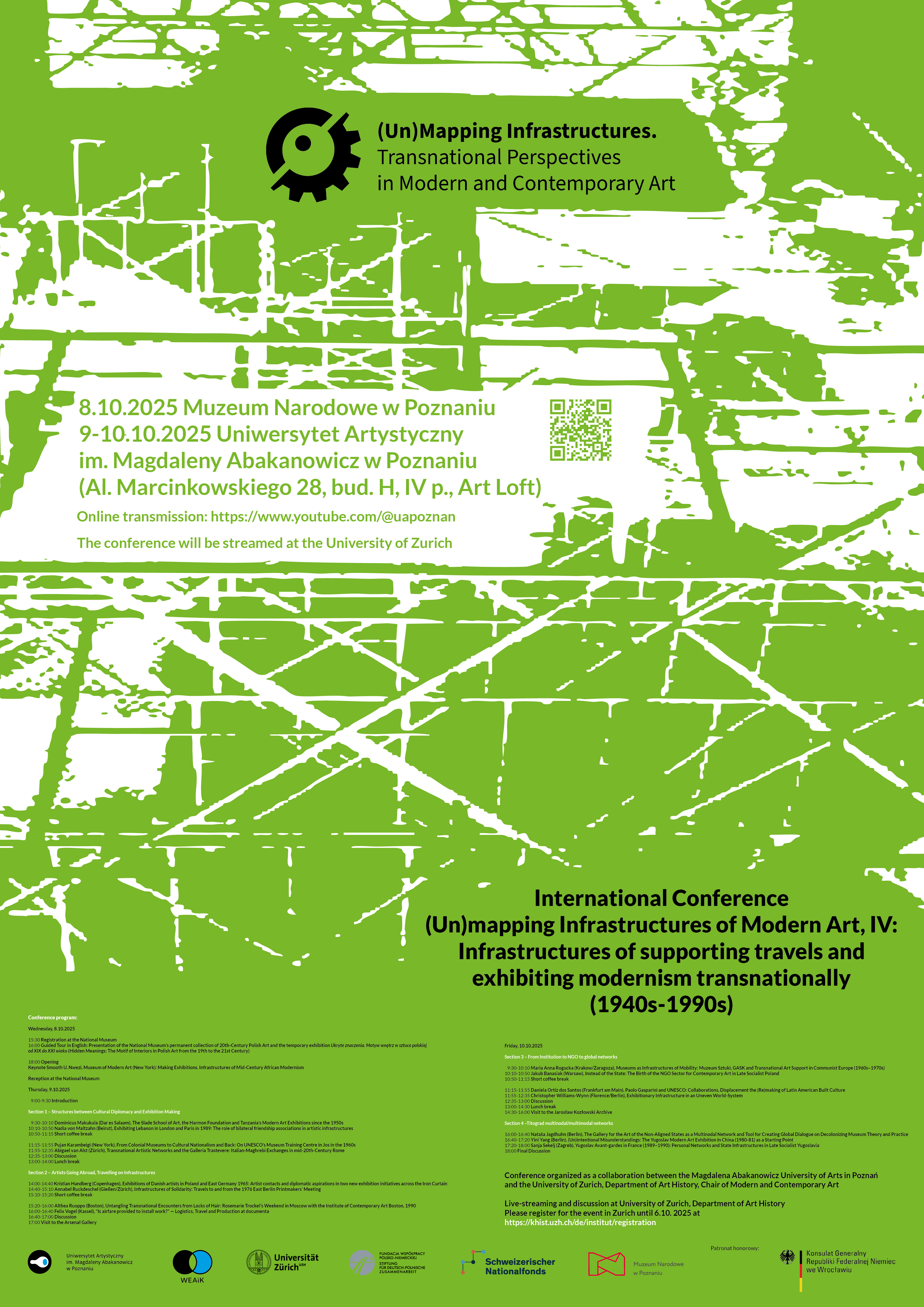 (Un)mapping Infrastructures of Modern Art, IV: Infrastructures of supporting travels and exhibiting modernism transnationally (1940s–1990s)