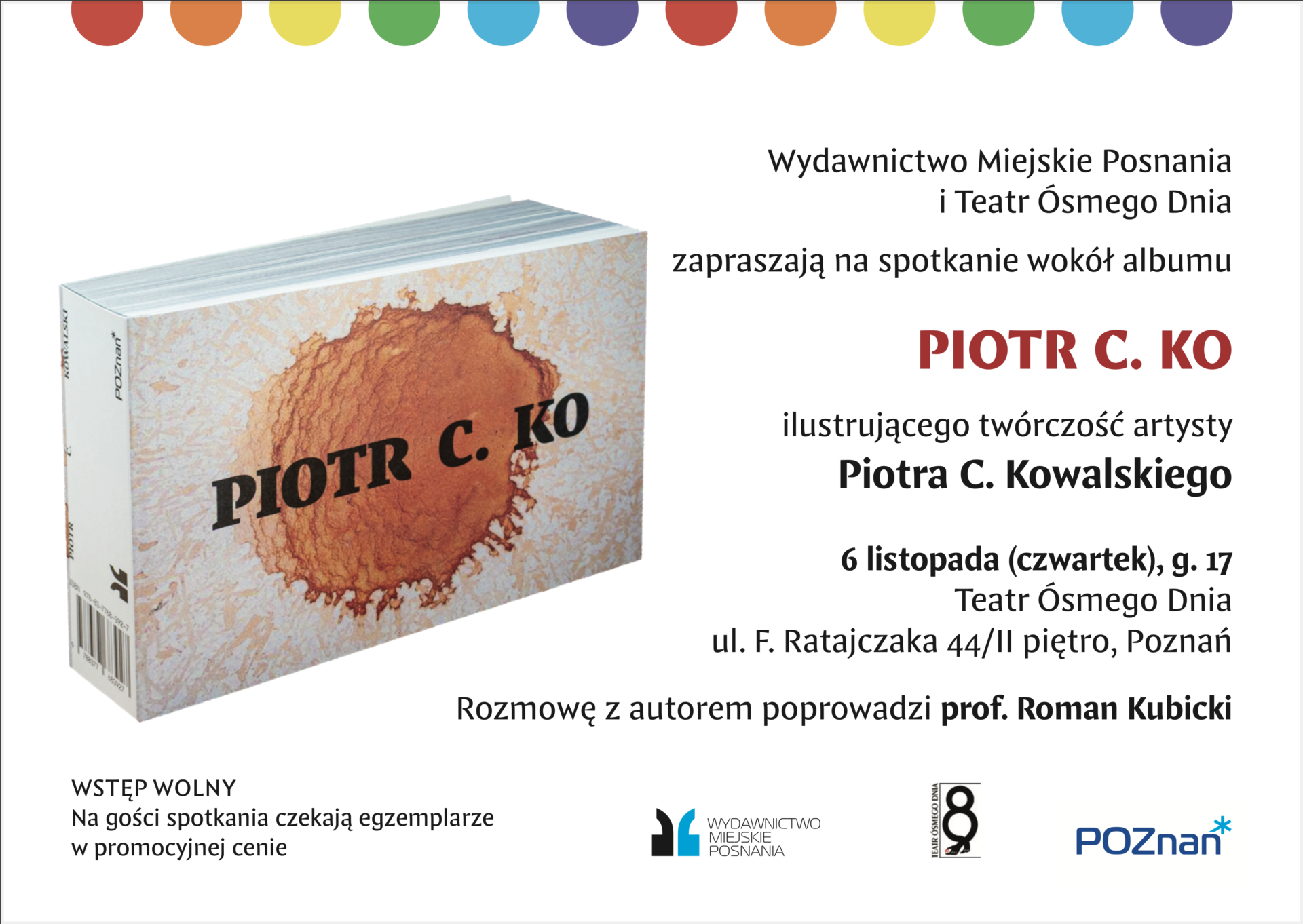 Piotr C. KO | Spotkanie wokół albumu ilustrującego twórczość artysty