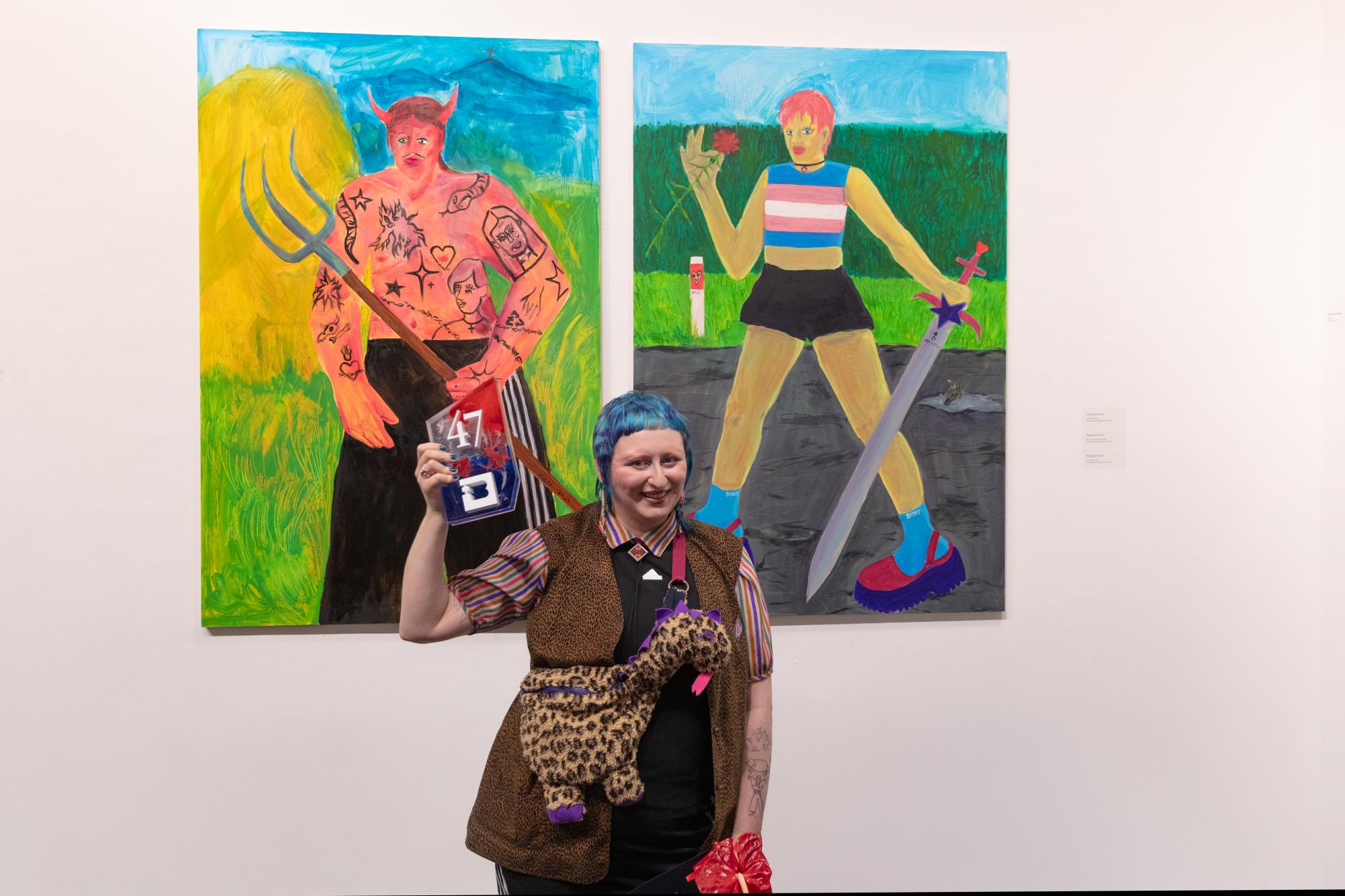 Małgorzata Mycek z Grand Prix 47. Biennale Malarstwa Bielska Jesień 2025!