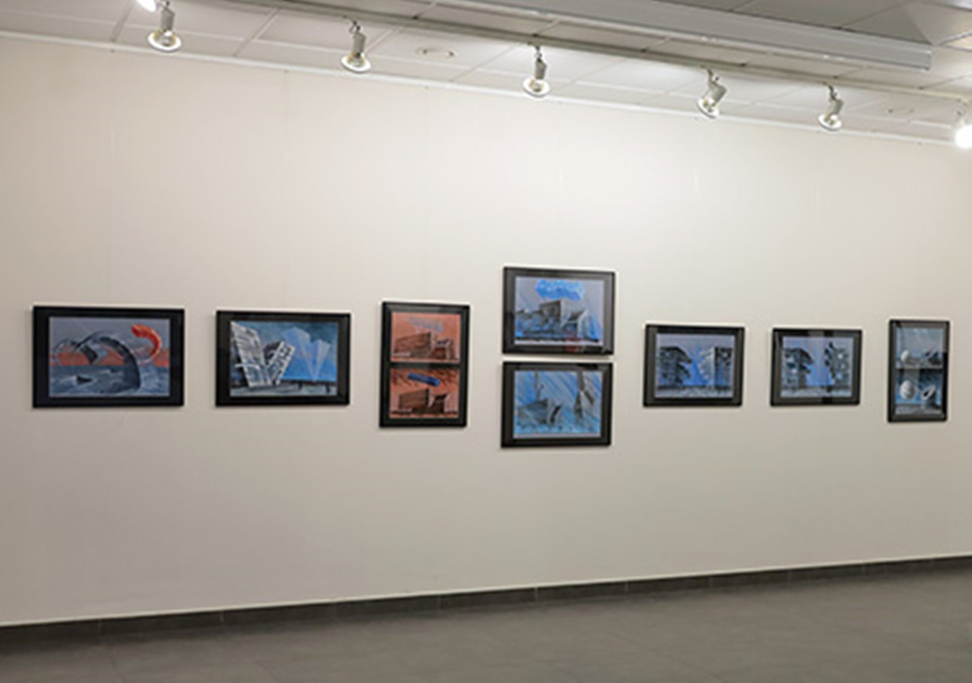 B. Cieślak ,,POSZUKIWANIE NOWEJ PRZESZŁOŚCI” / wystawa indywidualna / obrazy w technice olejnej na płytach pilśniowych i płótnie o wymiarach ok. 80 x 60 cm / kuratorzy: Barbara Zabłocka, Bohdan Cieślak / Galeria Sztuki Współczesnej w Ostrowie Wielkopolskim (2024) 