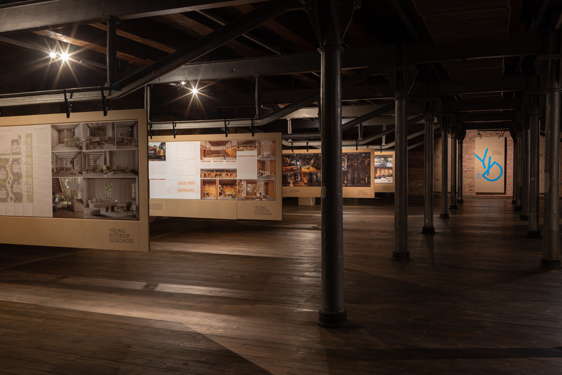 widok wystawy YID 2024 w Słodowni