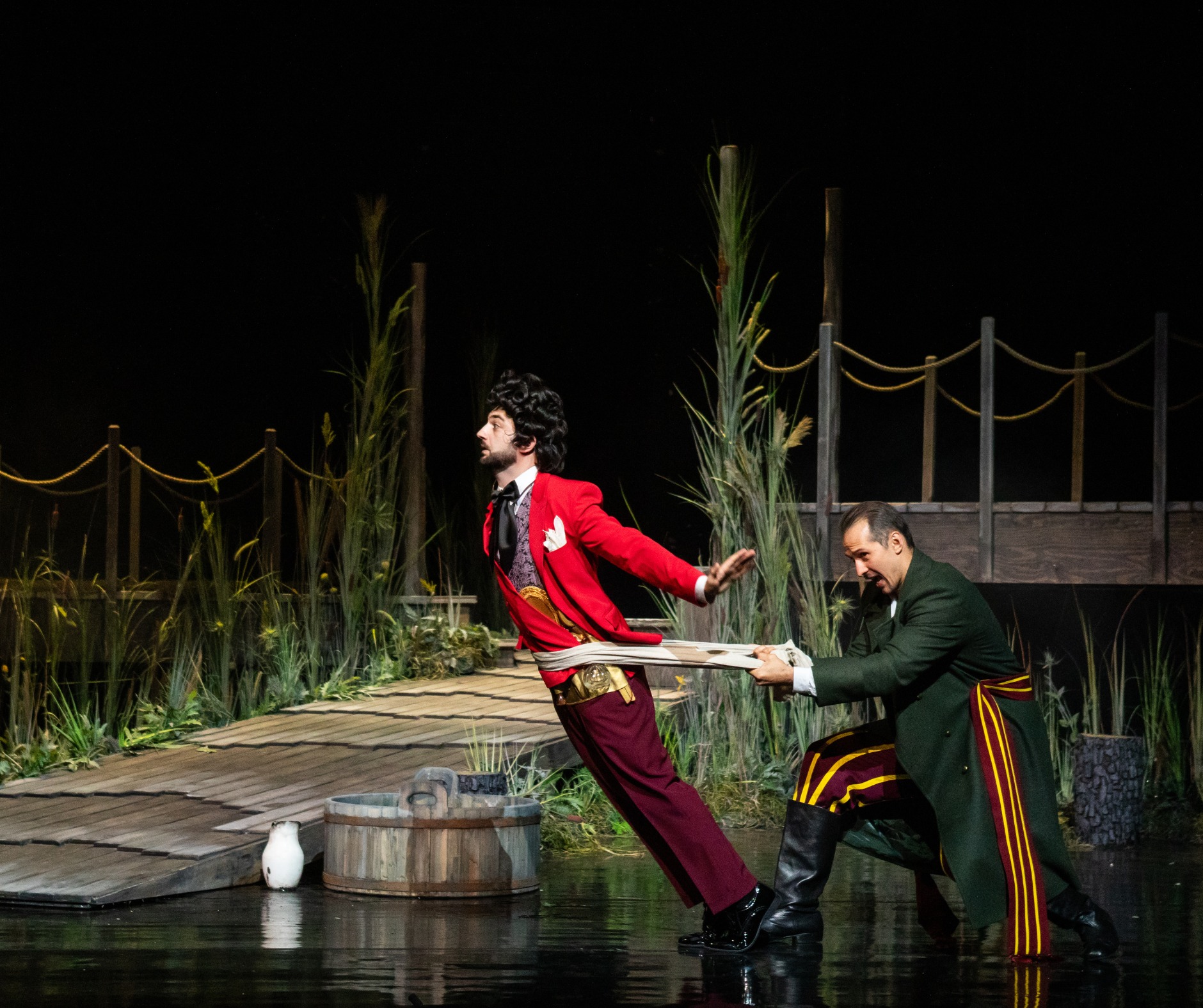 K. Grzeszczuk ,,FLIS” / projekty kostiumów i scenografii do spektaklu operowego Teatru Wielkiego w Poznaniu (reżyseria: Barbara Poll, kierownictwo muzyczne: Rafał Kłoczko )/ miejsce premiery: Teatr Polski w Poznaniu (otwarcie sezonu 2024/25 i II Festiwalu Moniuszki), Poznań