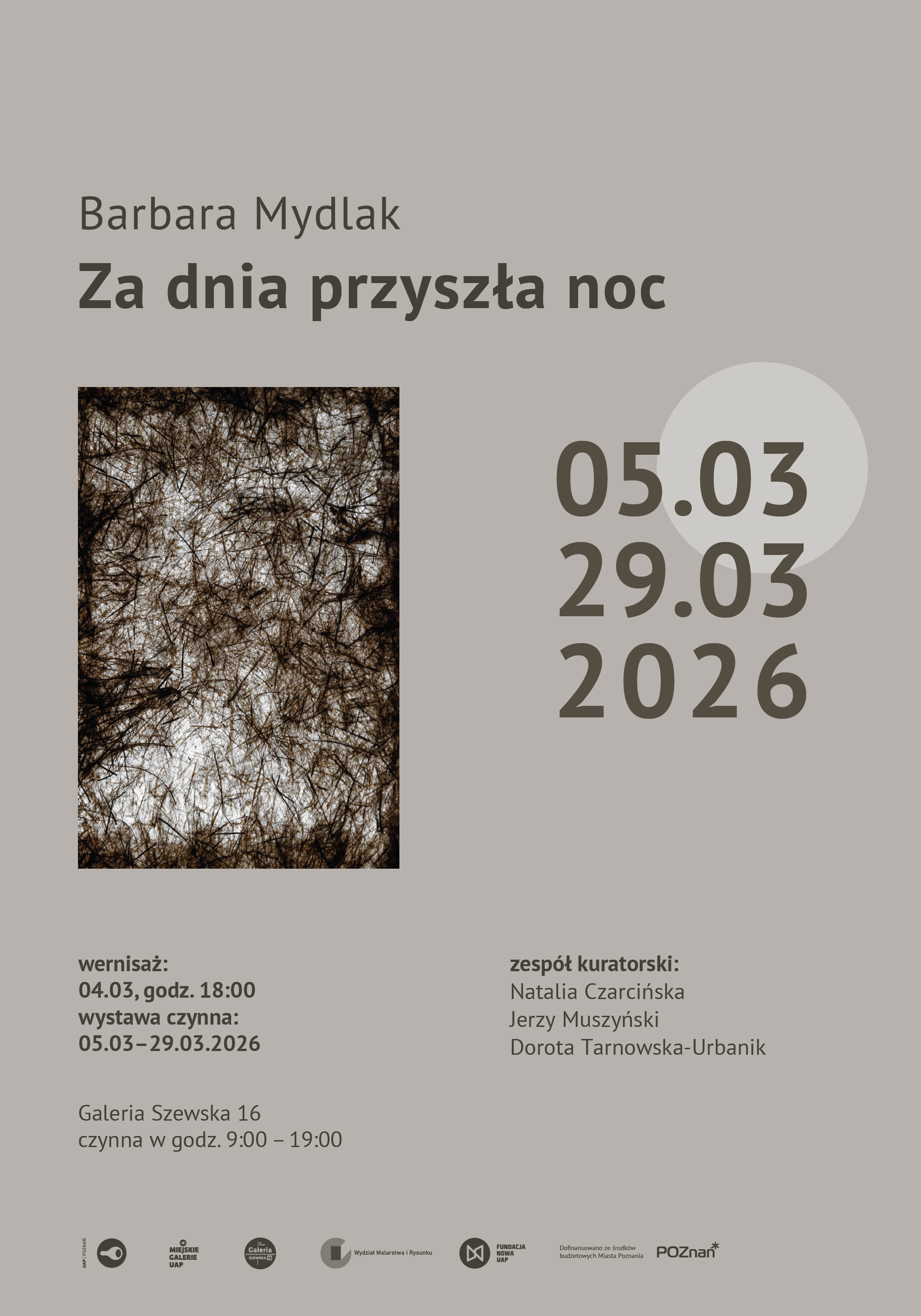 Barbara Mydlak | Za dnia przyszła noc