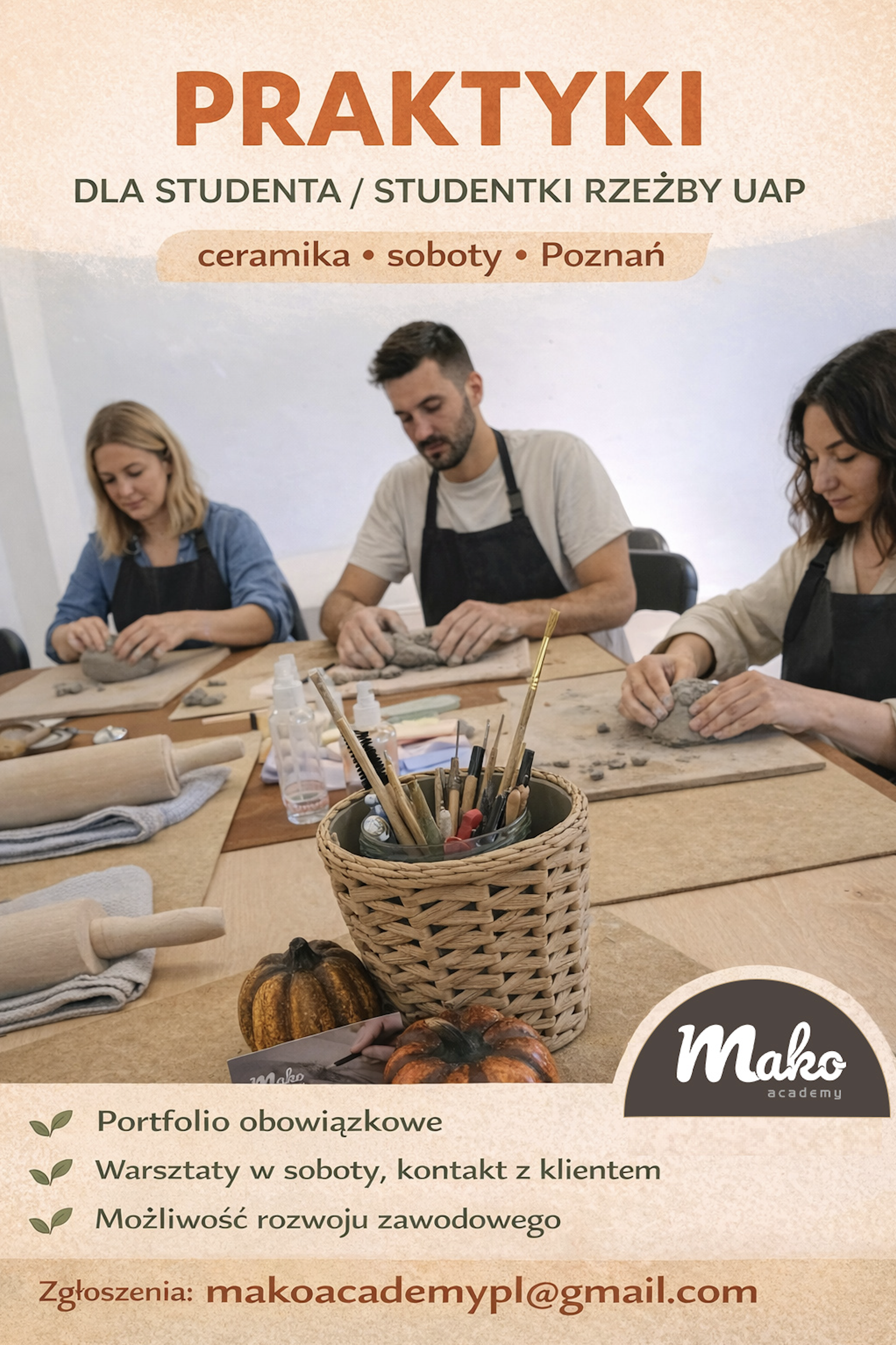 Praktyki dla studentów rzeźby UAP