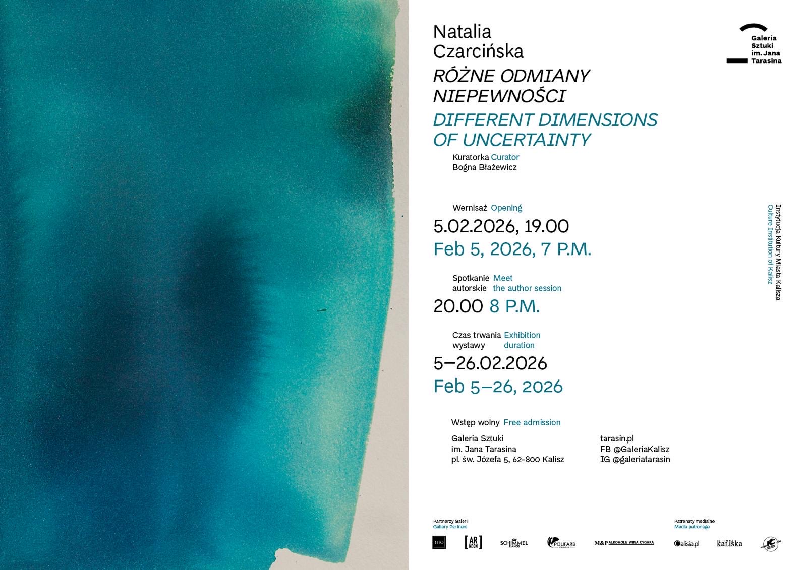 Różne odmiany niepewności | Natalia Czarcińska