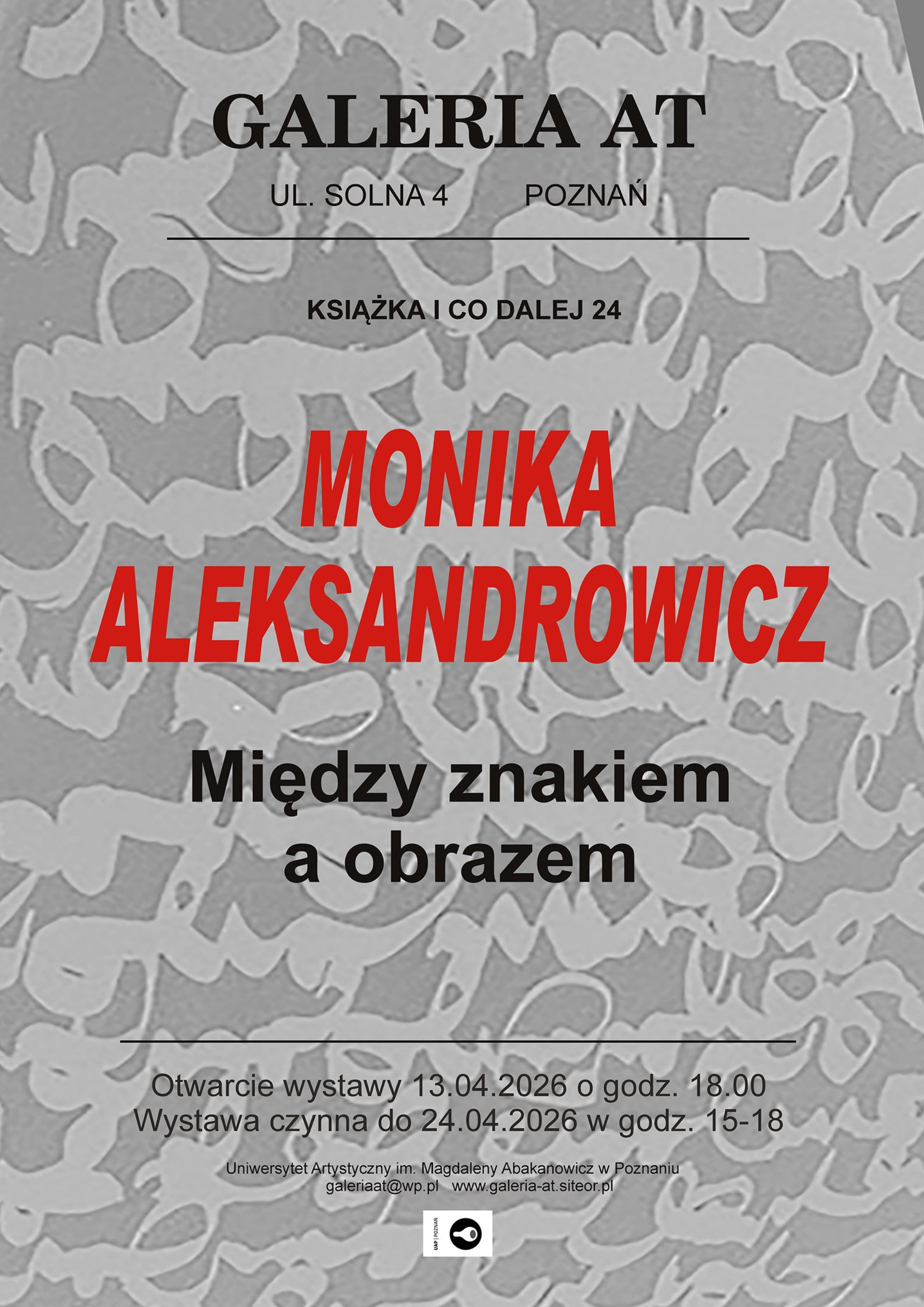 Monika Aleksandrowicz | Między znakiem a obrazem