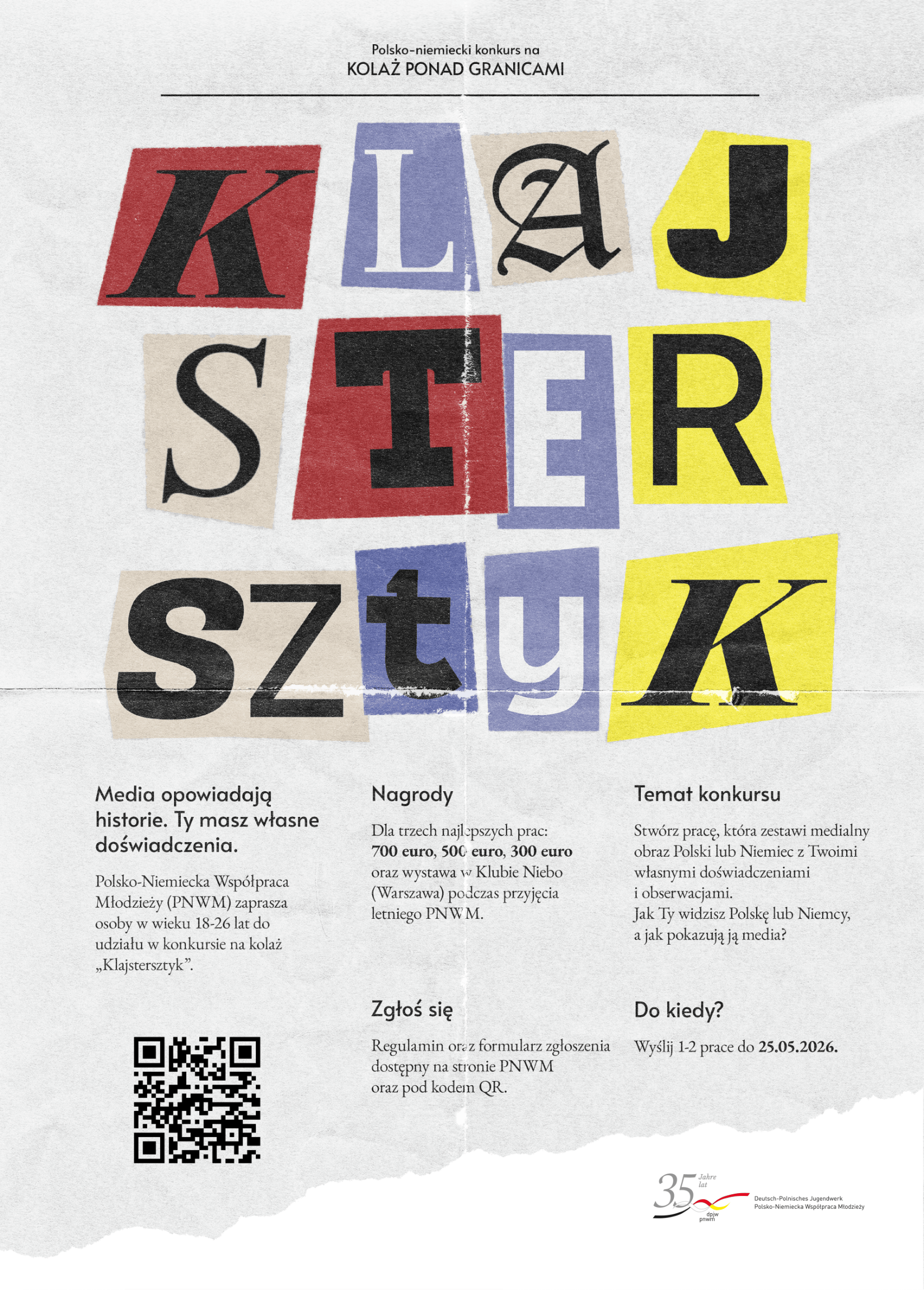 Konkurs na kolaż „Klajstersztyk”