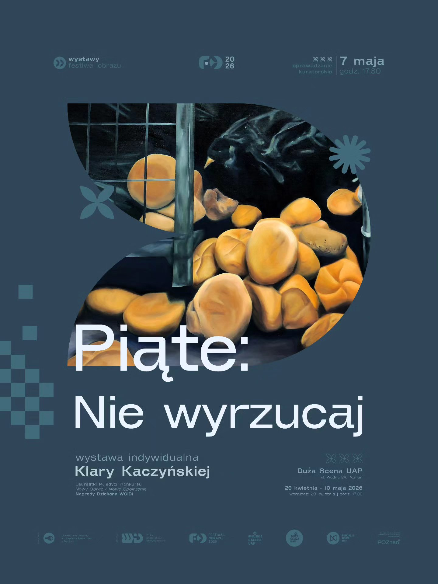 Piąte: Nie wyrzucaj – wystawa indywidualna Klary Kaczyńskiej | Festiwal Obrazu 2026