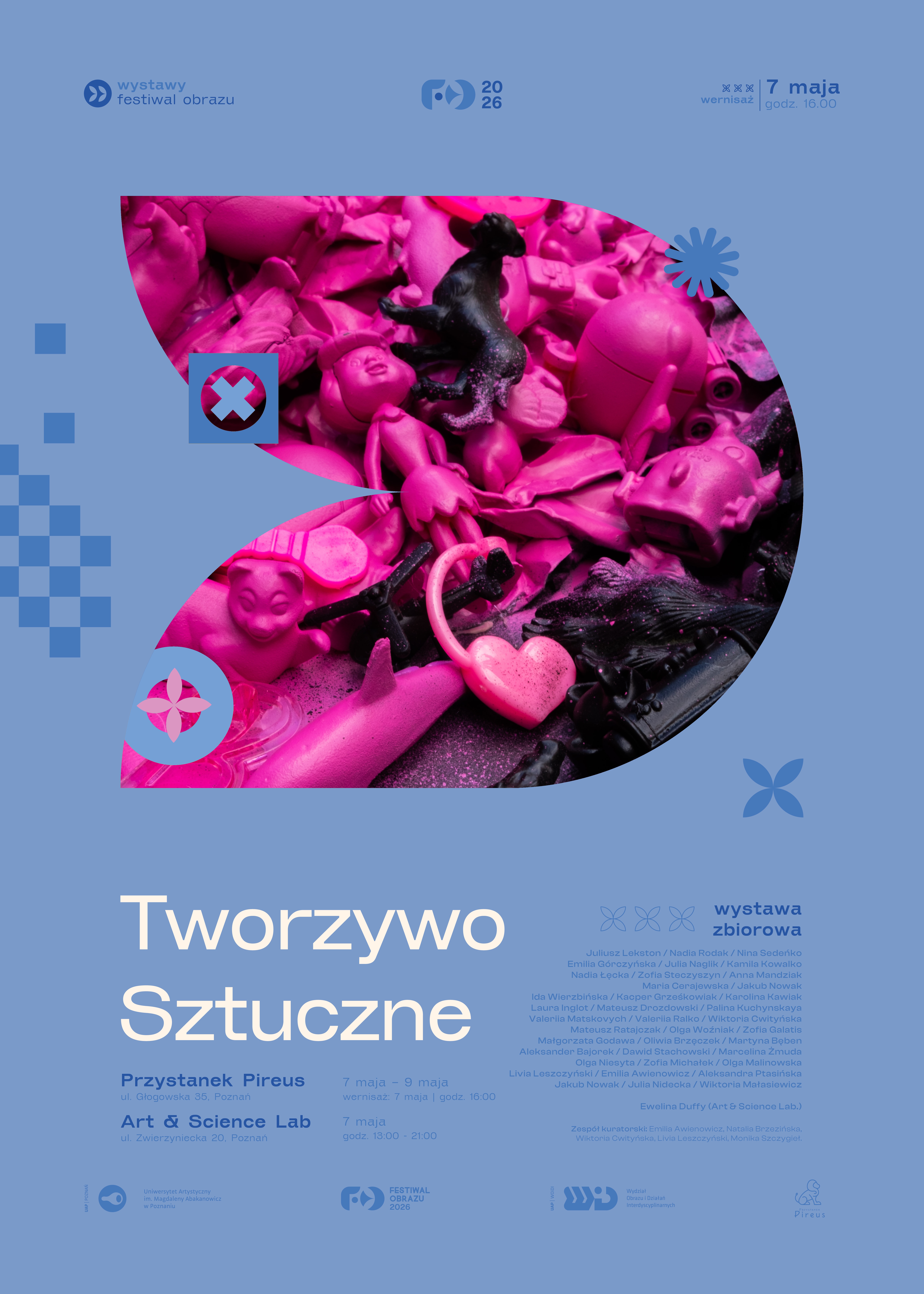 Tworzywo Sztuczne – wystawa zbiorowa osób studiujących w pracowniach WOiDI UAP