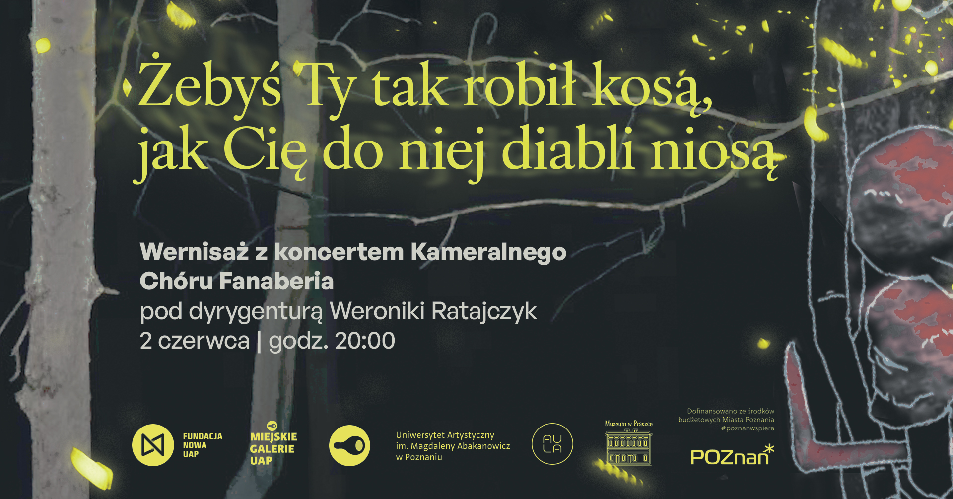Żebyś Ty tak robił kosą, jak Cię do niej diabli niosą