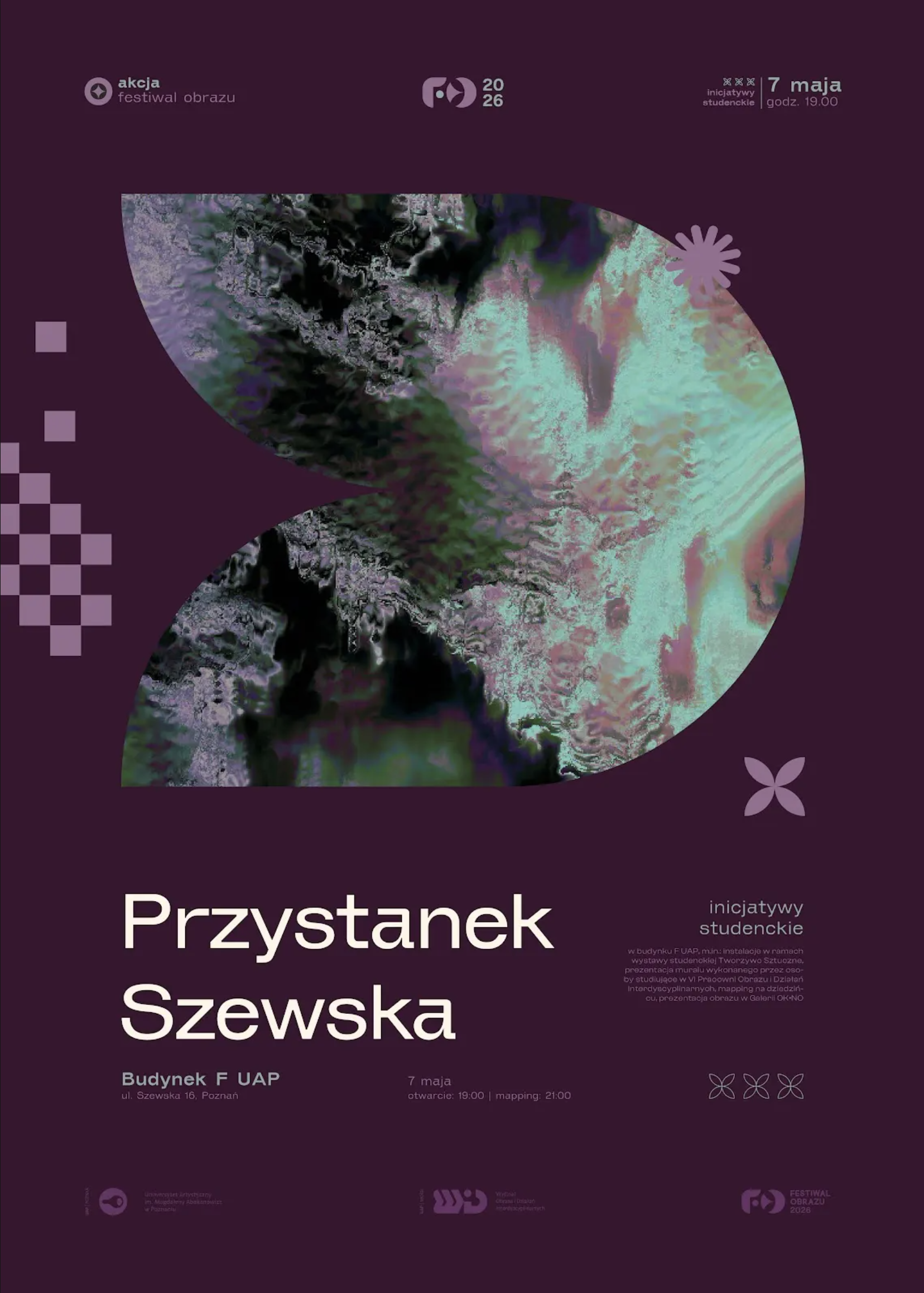 Przystanek Szewska – mural, mapping, instalacje, malarstwo – inicjatywy studenckie w ramach Festiwalu Obrazu 2026