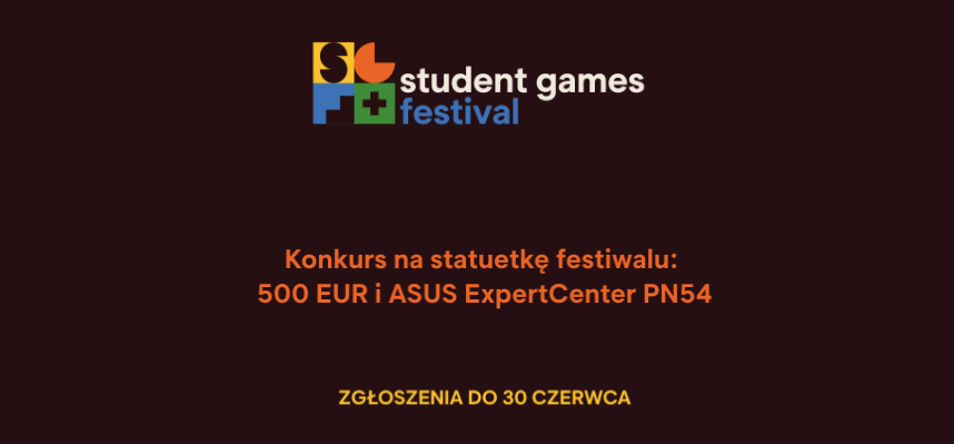 Konkurs na projekt statuetki Student Games Festival 2026