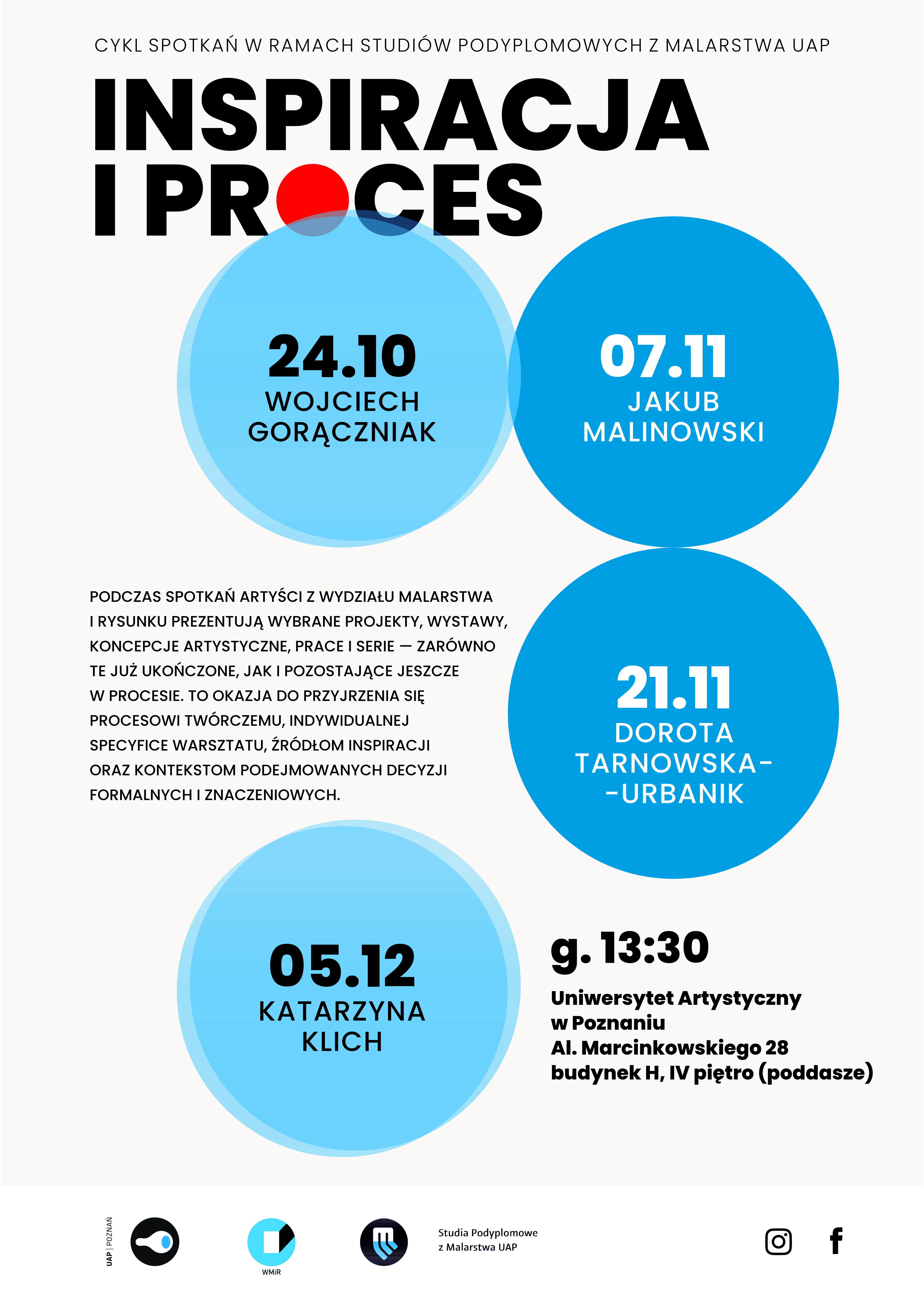 Inspiracja i proces | cykl spotkań z WMiR